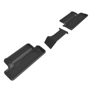 Toyota Tacoma Floor Mats - Rear - 3D MAXpider - Kagu Series - Black - 2024+